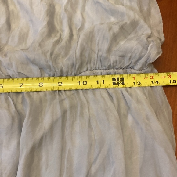 Vintage Silk Fairy Core Goddess Maxi Dress Heather Grey OS - Picture 6 of 8